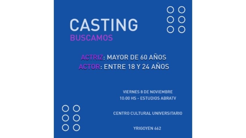 Casting en el Centro Cultural Universitario